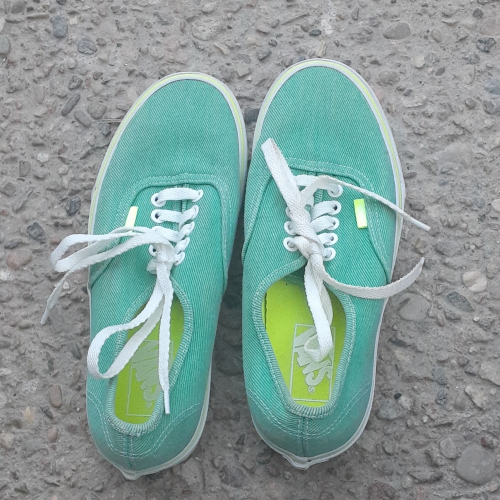 Teal vans